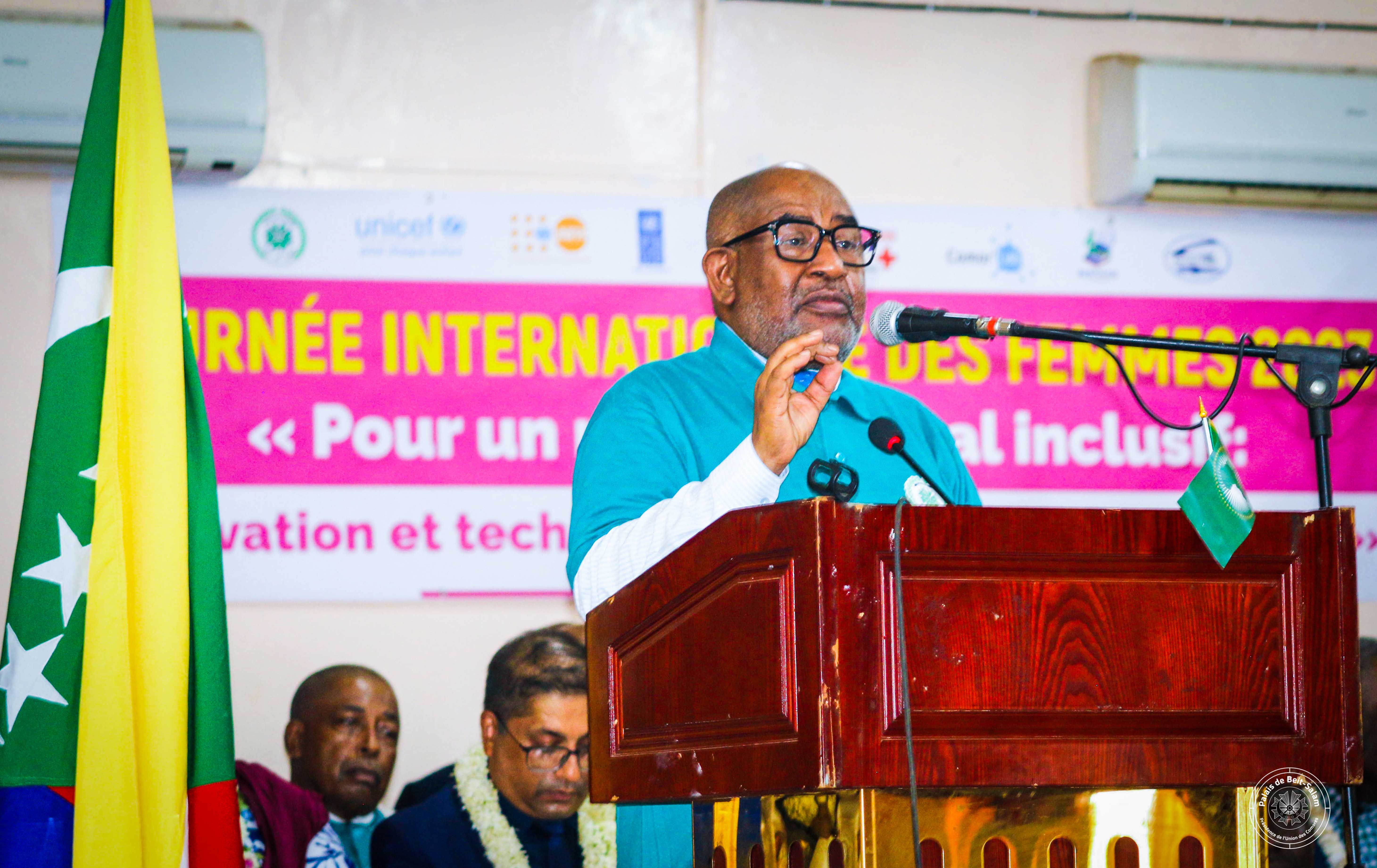 Discours de S.E.M AZALI Assoumani, Président de l’Union des Comores, Président en exercice de l'Union Africaine à l’occasion de la célébration de la Journée du 08 mars.
